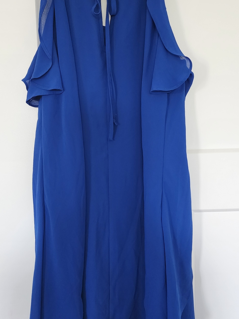 Altar'd State Cobalt Blue Tie-Back Dress